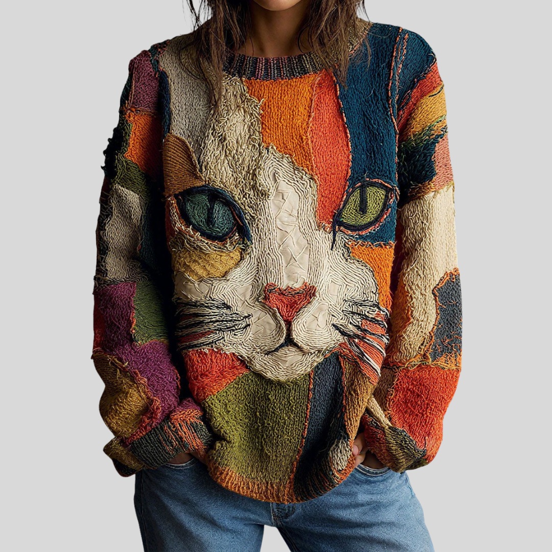 Deborah Jersey con Gato Artístico