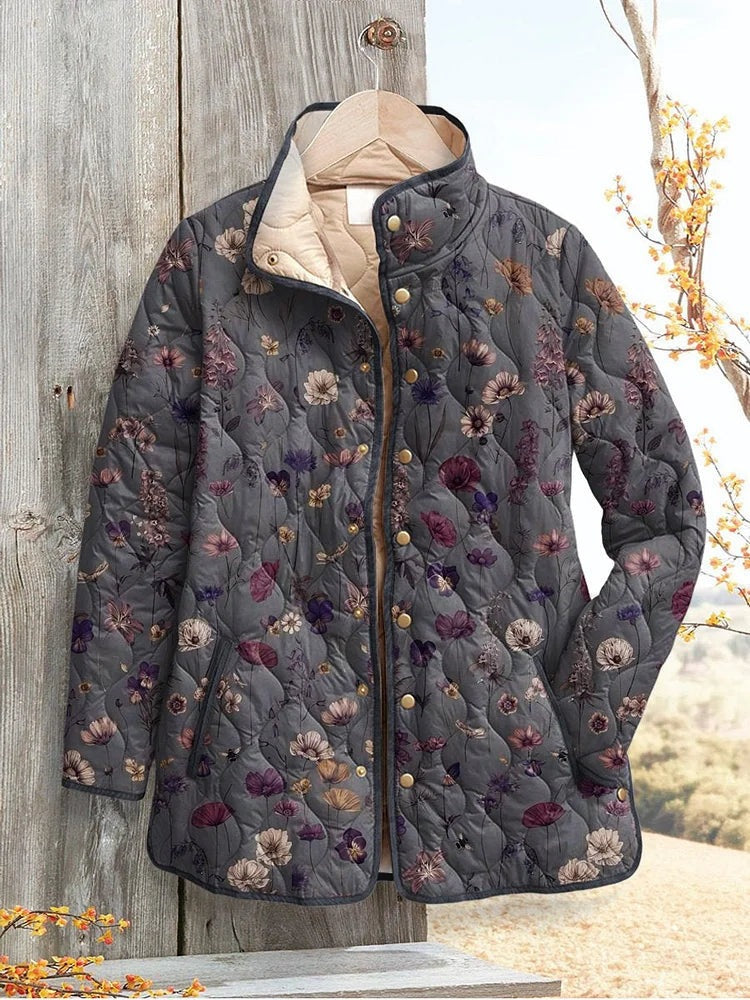 Sofía | Chaqueta acolchada de flores silvestres