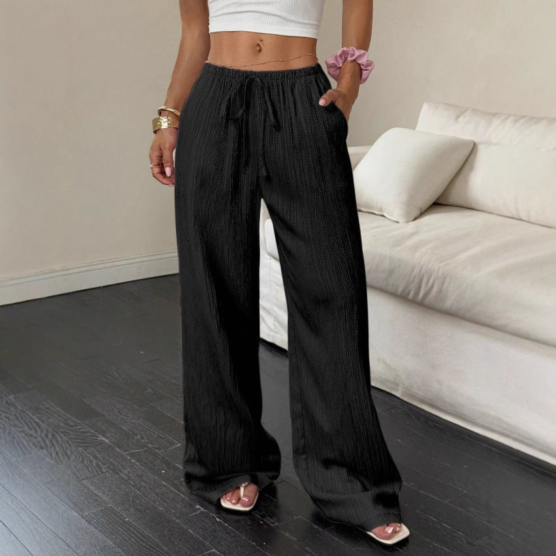 Marina | Pantalón Ancho Ligero