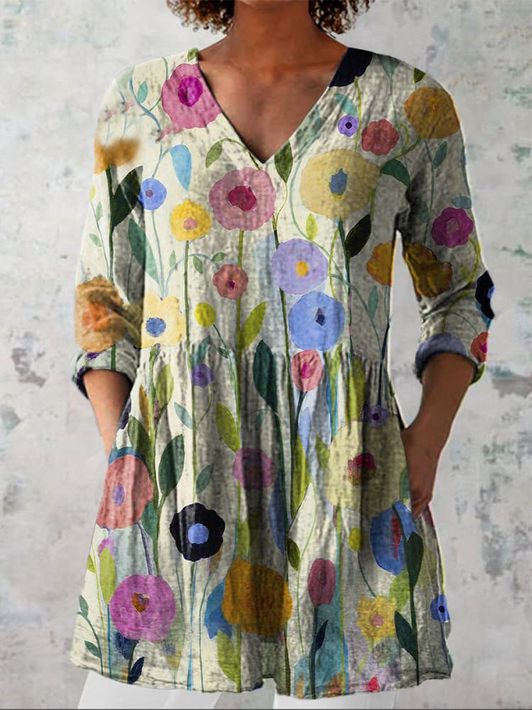 Chloe | Blusa Larga con Escote en V