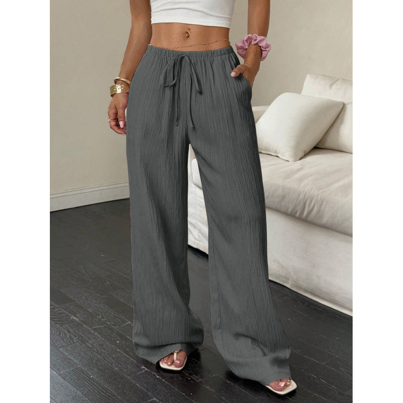 Marina | Pantalón Ancho Ligero