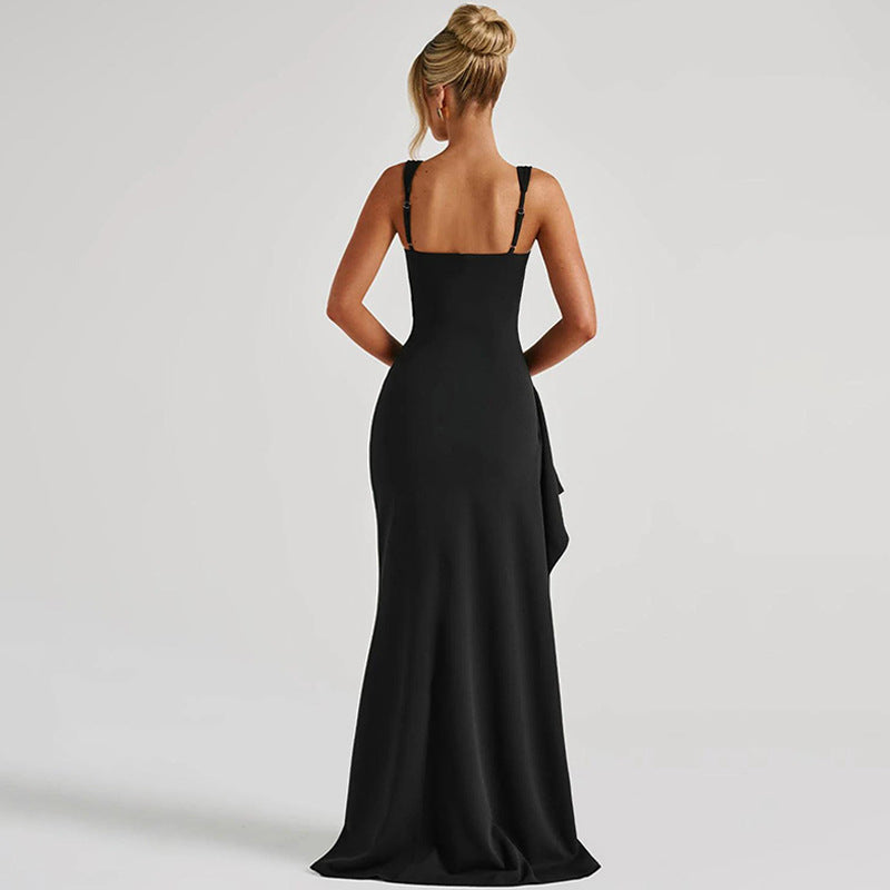 Vestido Maxi Fruncido