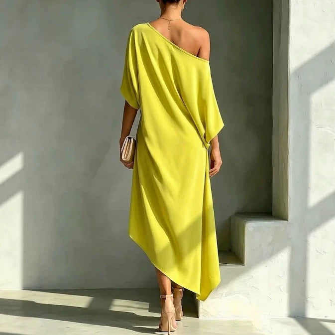 Camila – Vestido Asimétrico Elegante