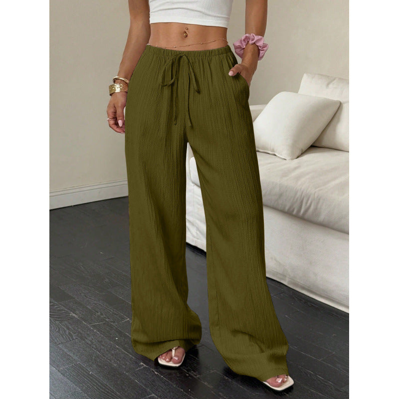 Marina | Pantalón Ancho Ligero