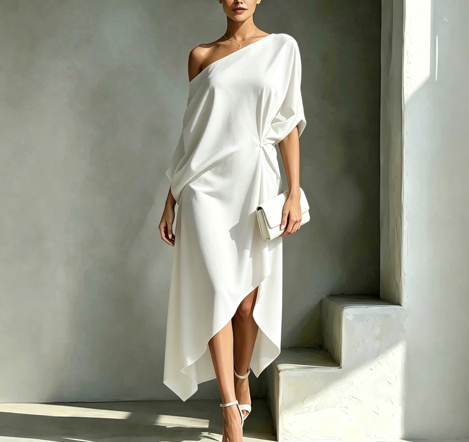 Camila – Vestido Asimétrico Elegante