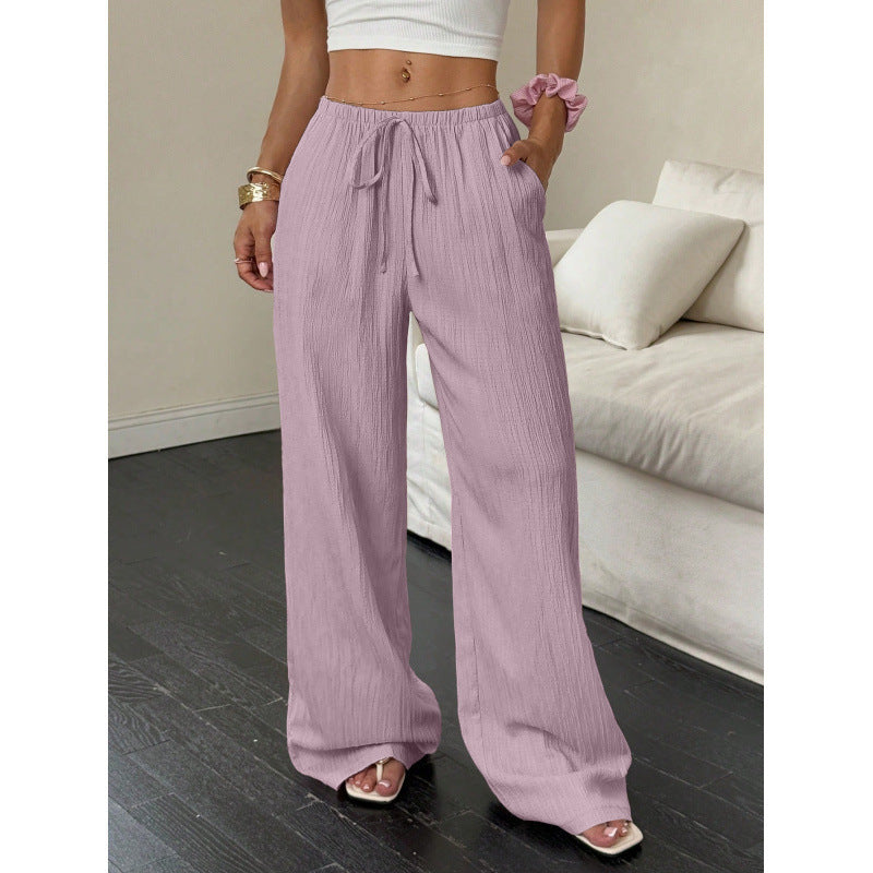 Marina | Pantalón Ancho Ligero
