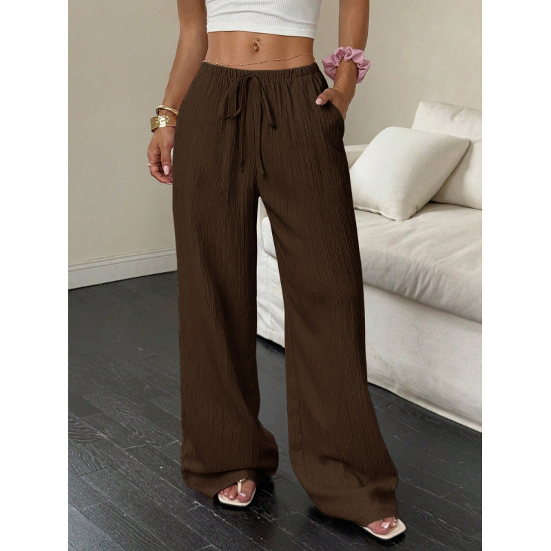 Marina | Pantalón Ancho Ligero
