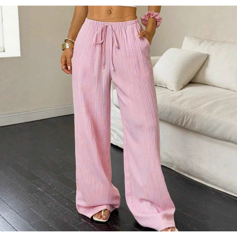 Marina | Pantalón Ancho Ligero