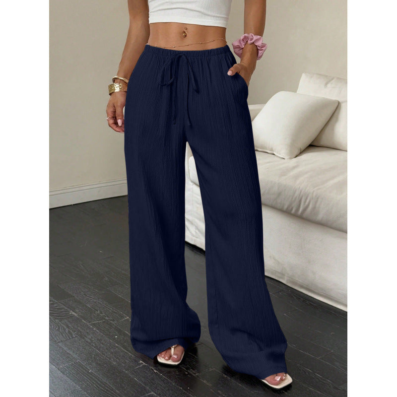 Marina | Pantalón Ancho Ligero