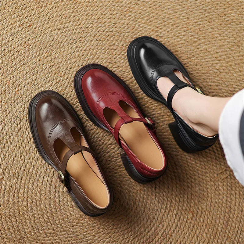 ÉLISE | ZAPATOS MARY JANE CON TACÓN BLOQUE