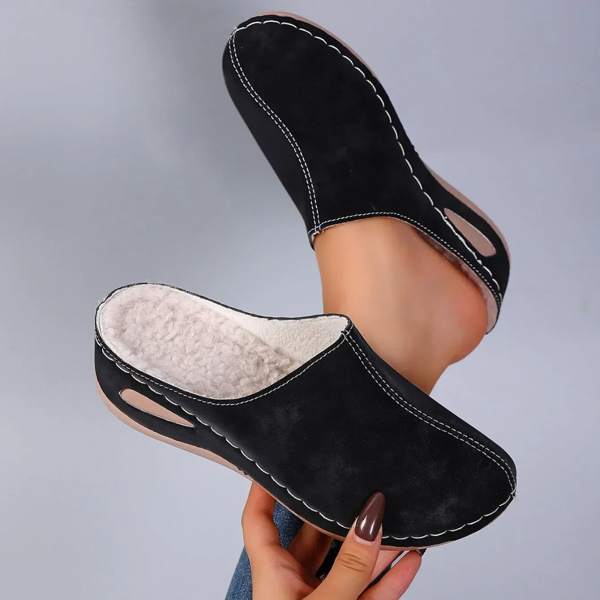 Élise | Zapatillas Ortopédicas Cálidas para el Confort Diario