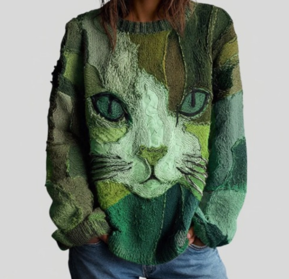 Deborah Jersey con Gato Artístico
