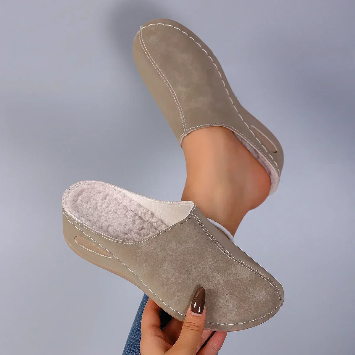 Élise | Zapatillas Ortopédicas Cálidas para el Confort Diario