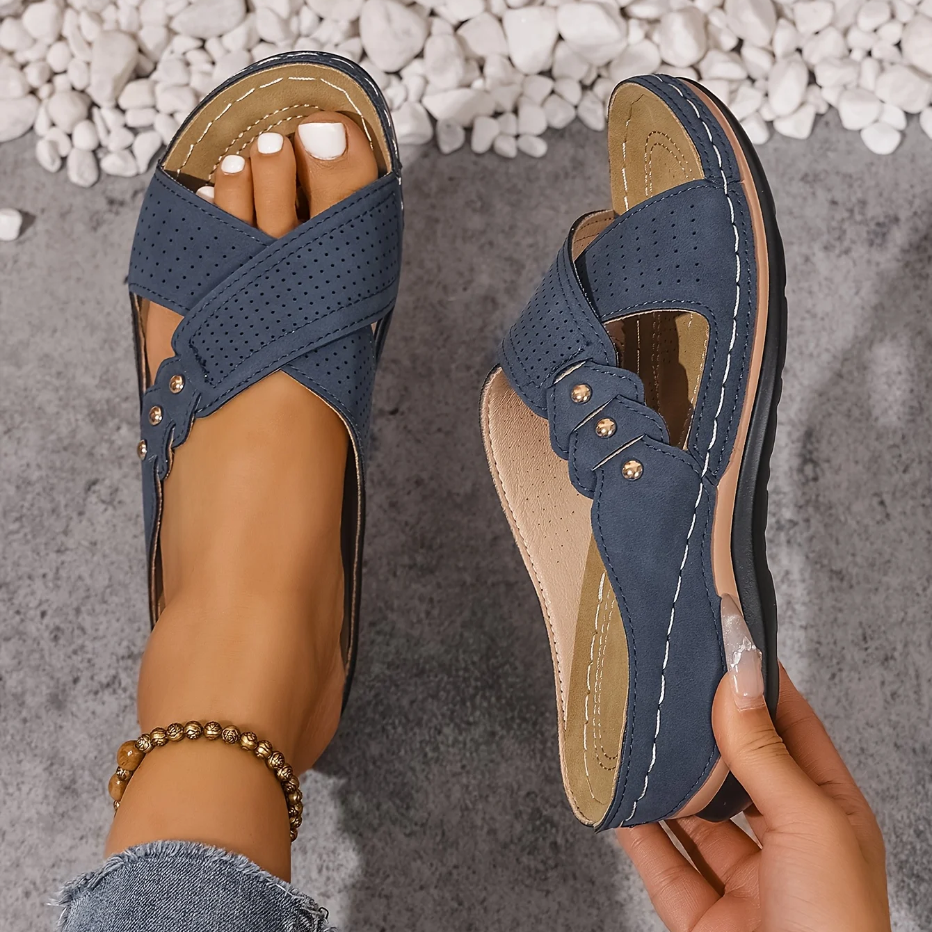Vanesa | Sandalias ortopédicas con cuña