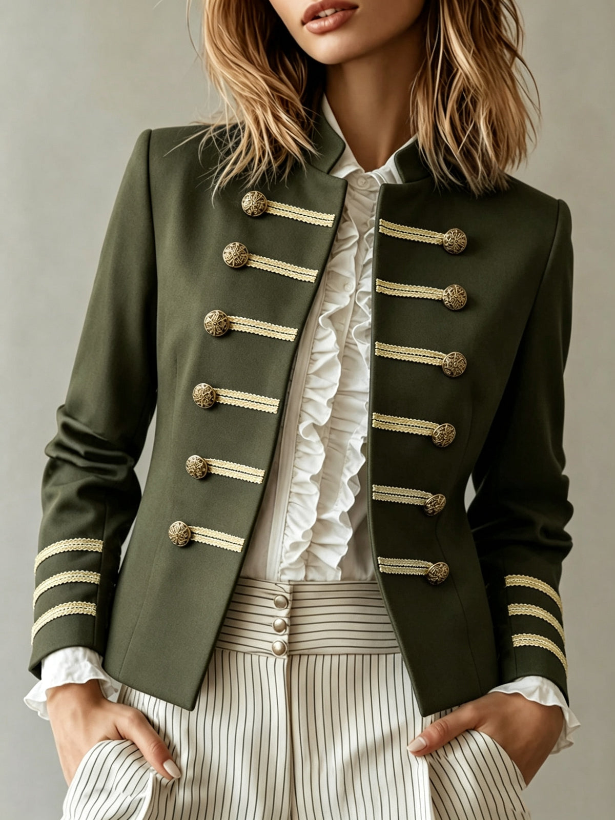 Victoria | Chaqueta Corta Militar