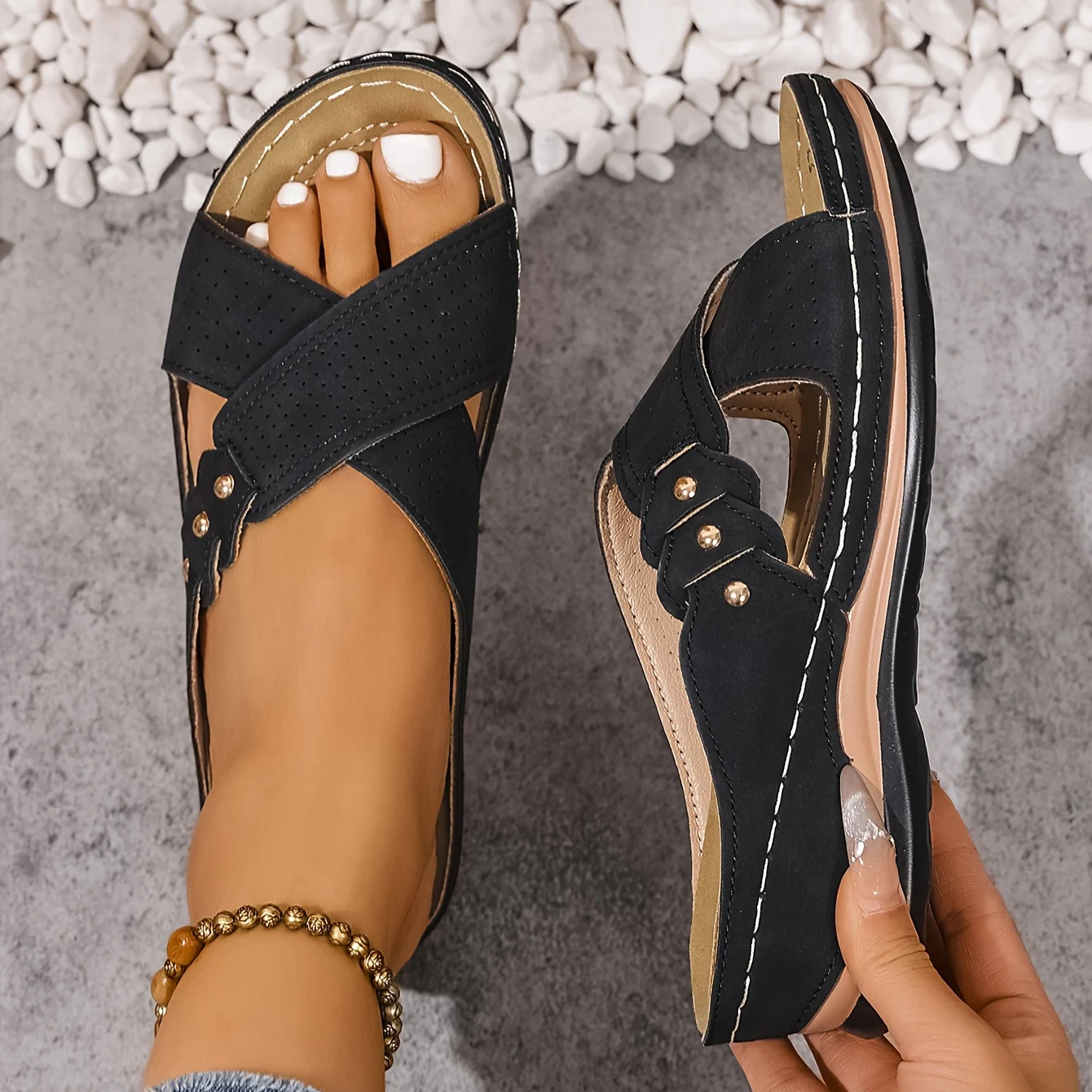 Vanesa | Sandalias ortopédicas con cuña