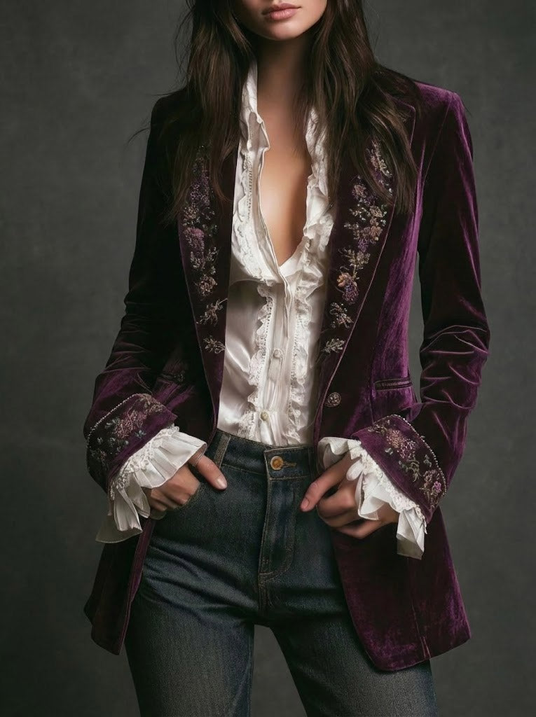 Erica | Chaqueta Vintage Larga