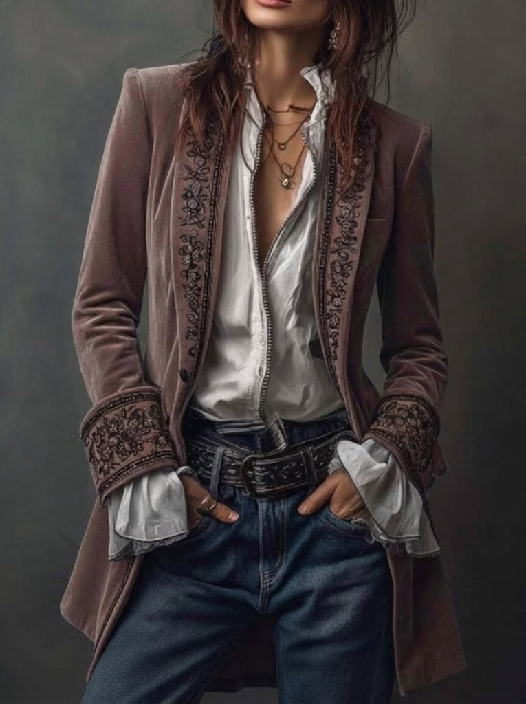 Erica | Chaqueta Vintage Larga