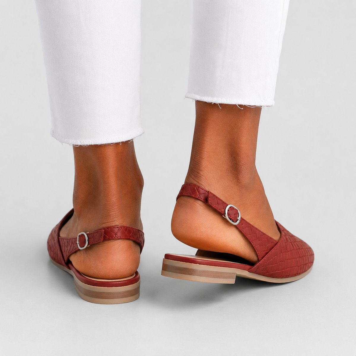 Simone | Mocasines Trenzados con Talón Trasero