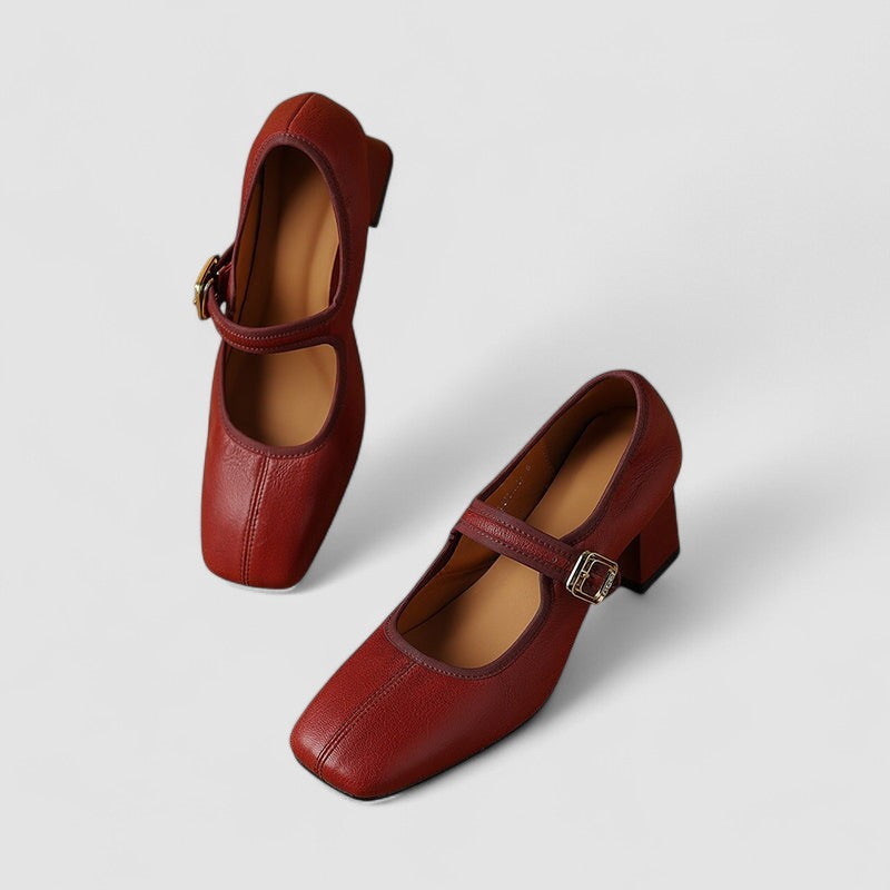 CATHERINE | ZAPATOS MERCEDITAS ELEGANTES CON TACÓN