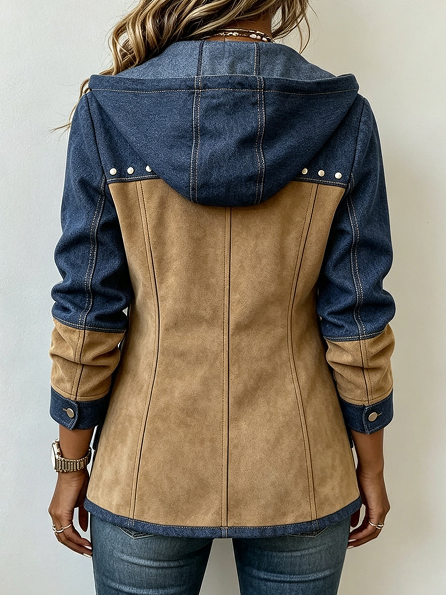 Véronique | Chaqueta Bimaterial