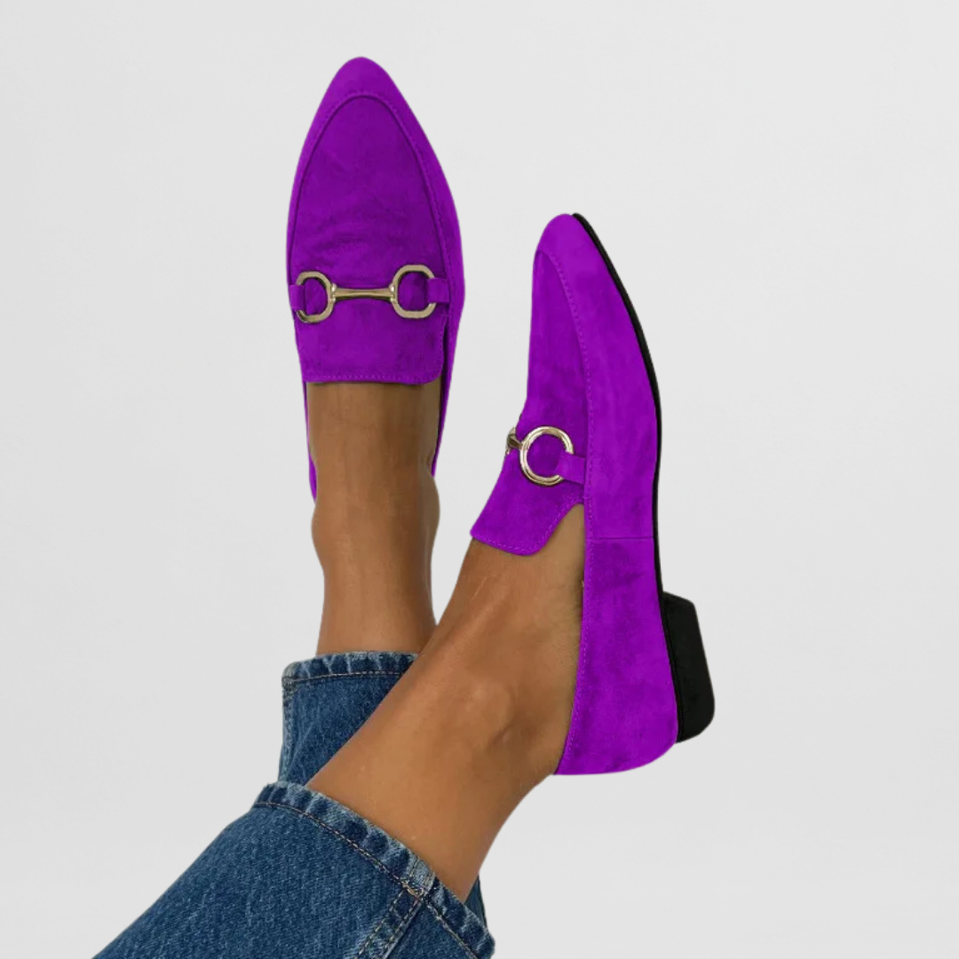 PATRIZIA | Mocasines en Tonos Púrpura