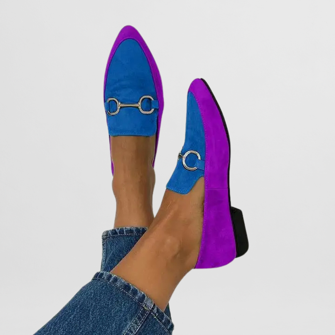 PATRIZIA | Mocasines en Tonos Púrpura