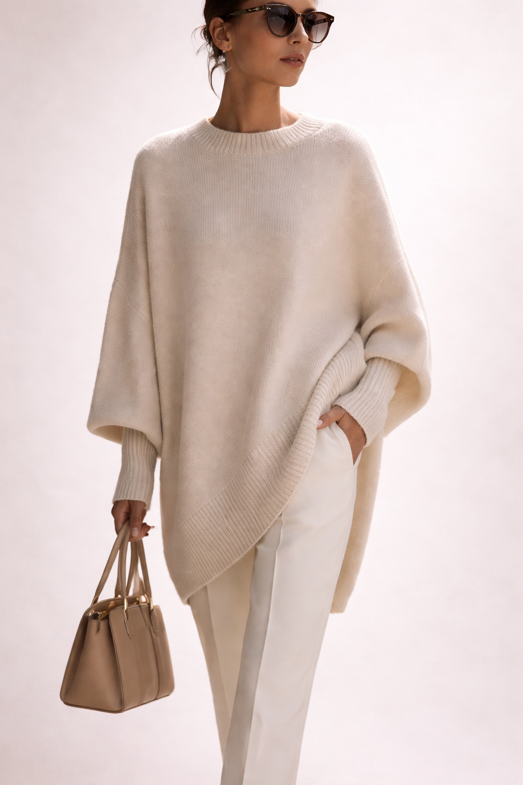 Livia | Poncho-Pullover Oversize