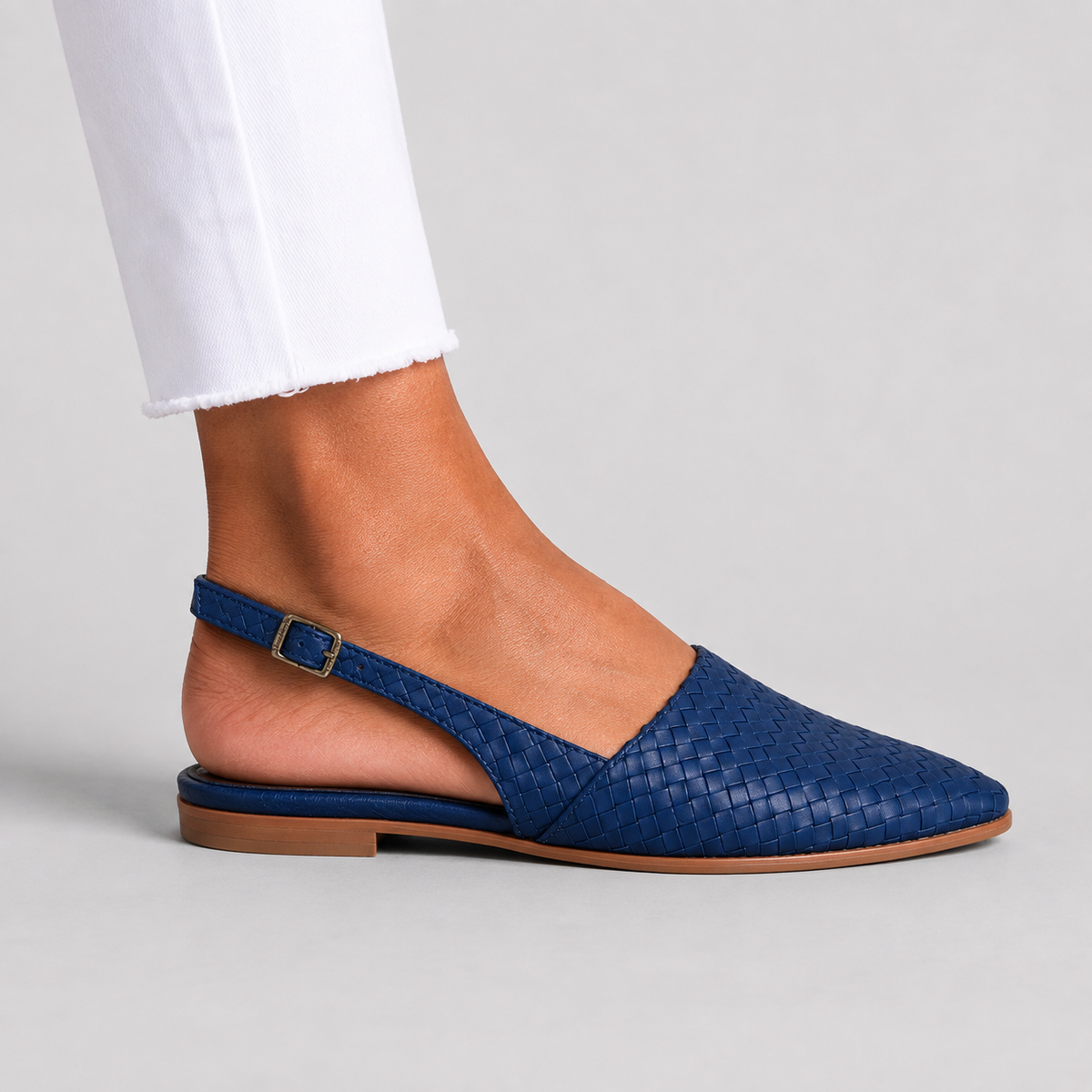 Simone | Mocasines Trenzados con Talón Trasero