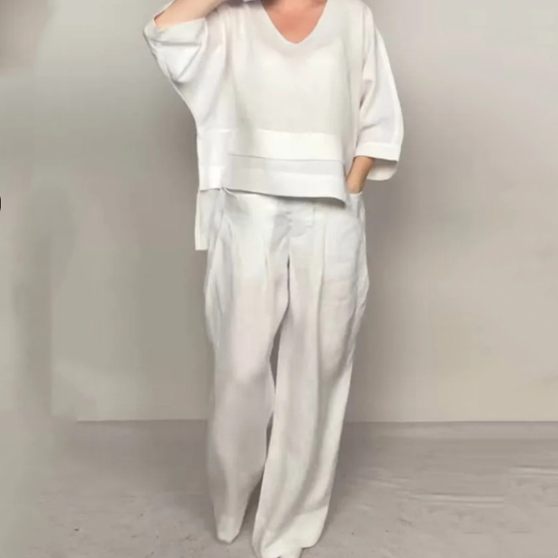 Noa | Conjunto Minimalista Amplio en Dos Piezas