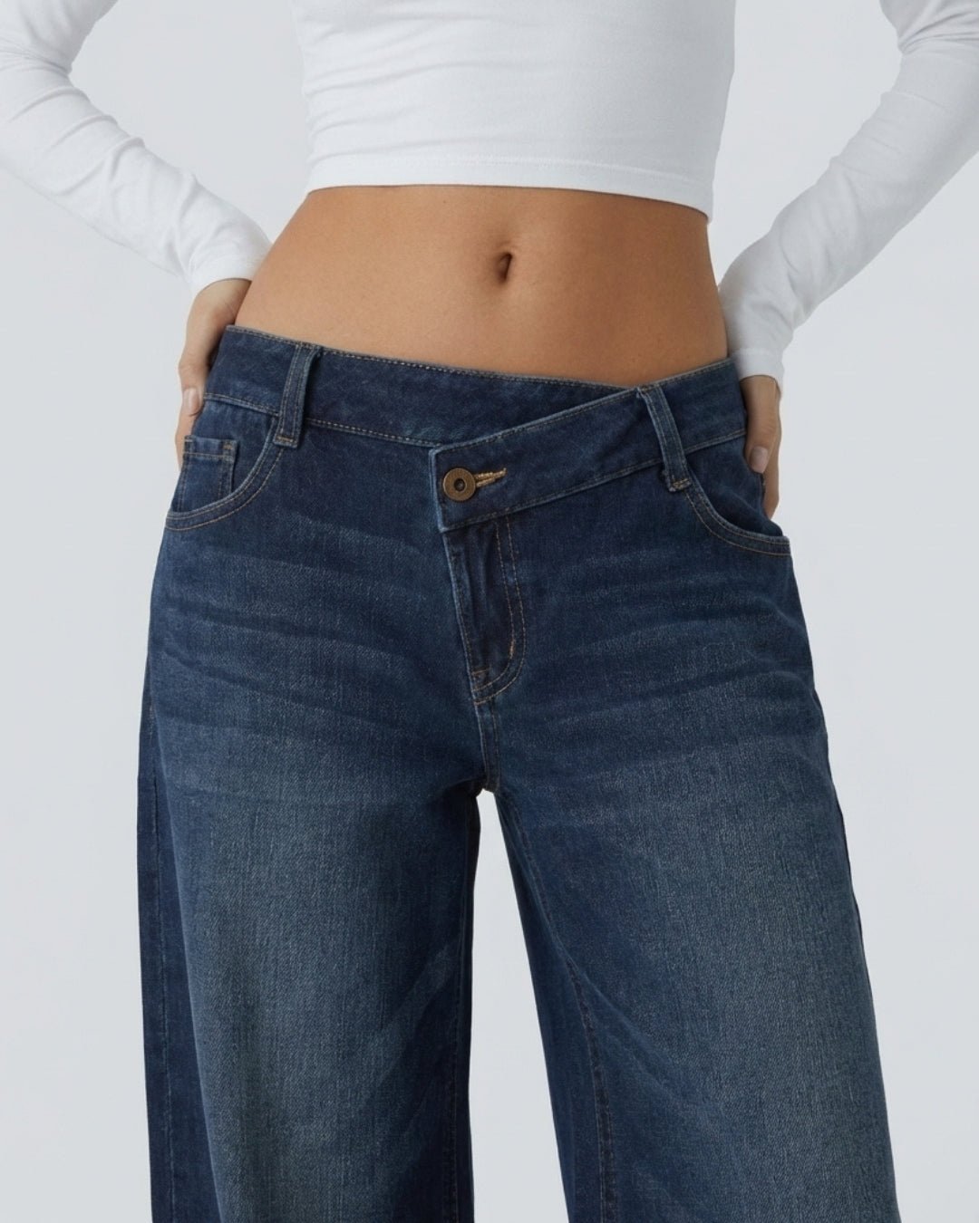 Jeans Urbanos Azul Oscuro